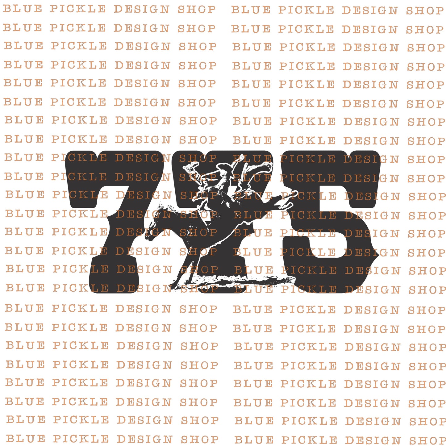 775 Area Code Cowboy - DIGITAL DESIGN