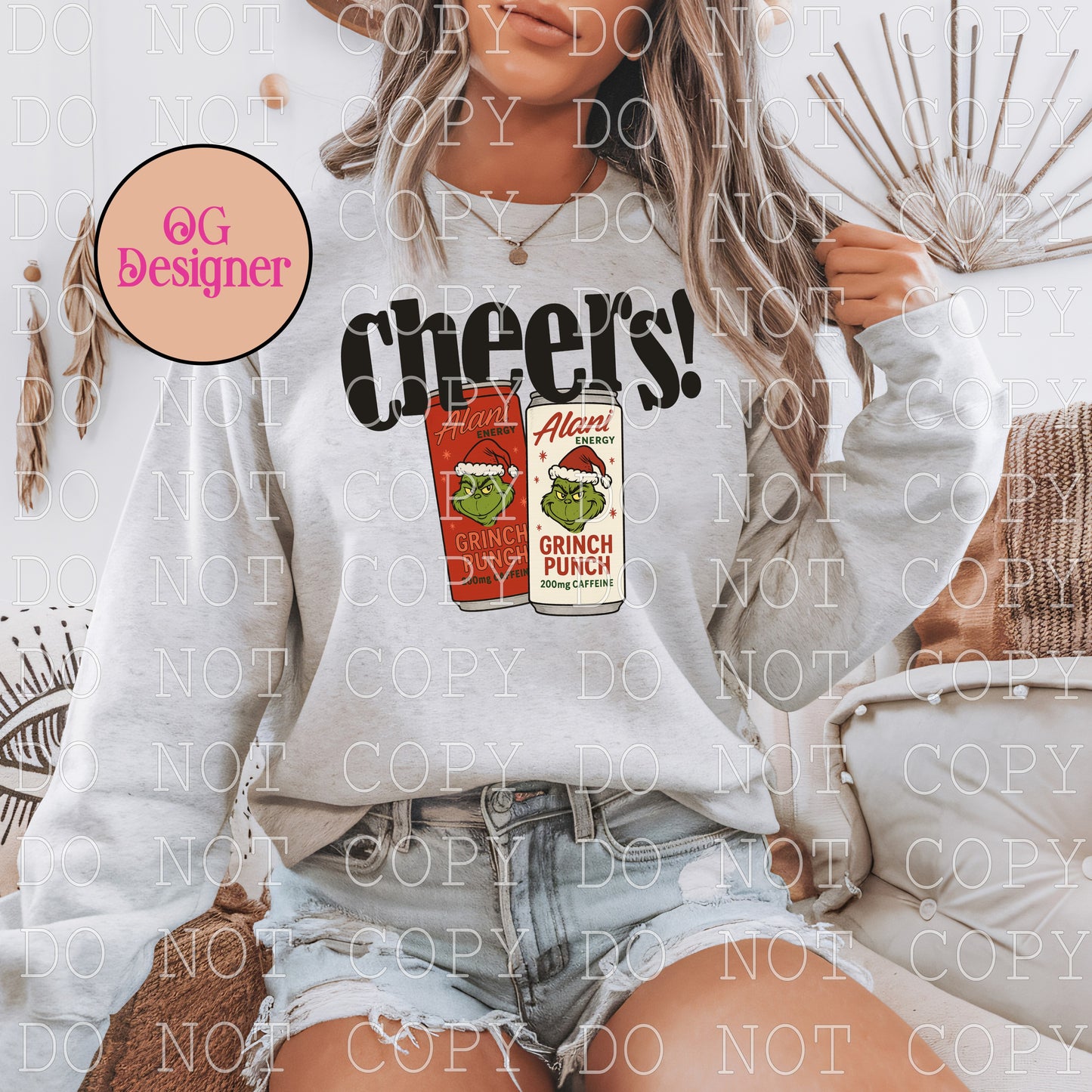 Christmas Energy Drink - DIGITAL DESIGN- INSTANT DOWNLOAD