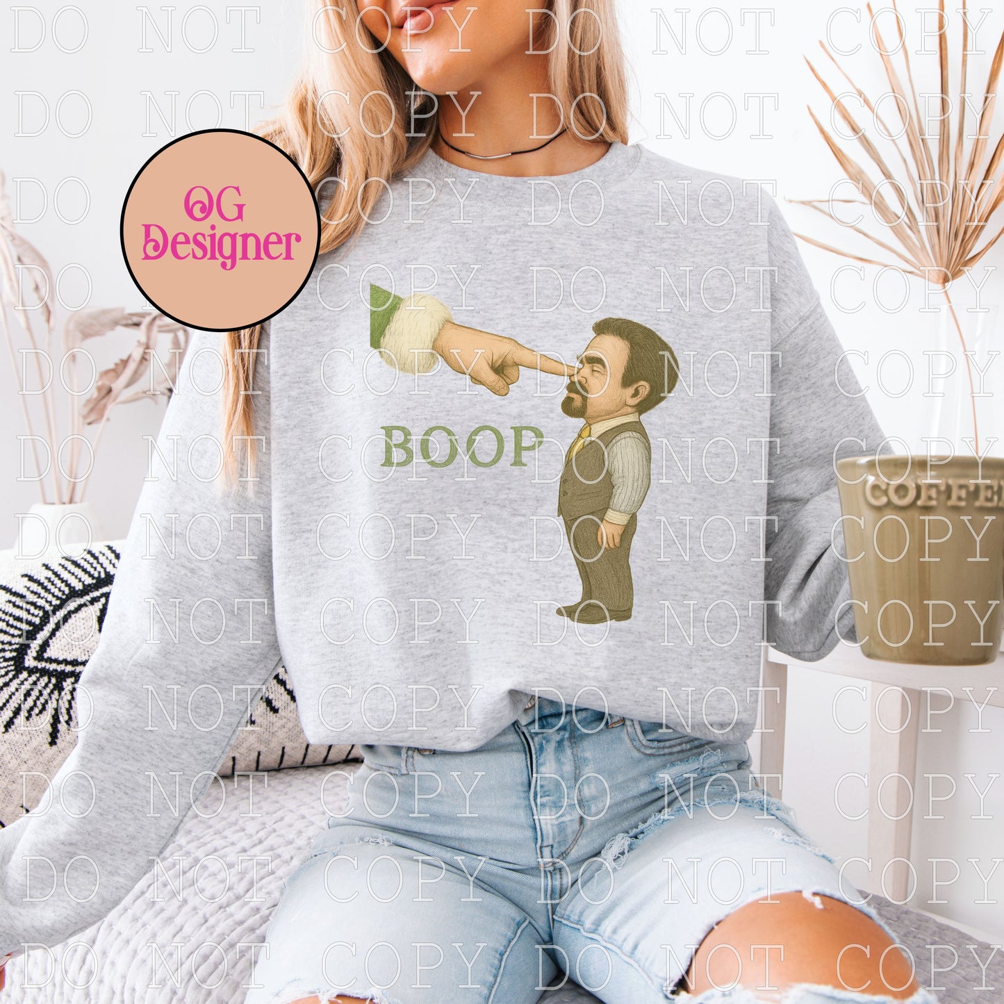 Elf hand character BOOP - DIGITAL DESIGN- INSTANT DOWNLOAD