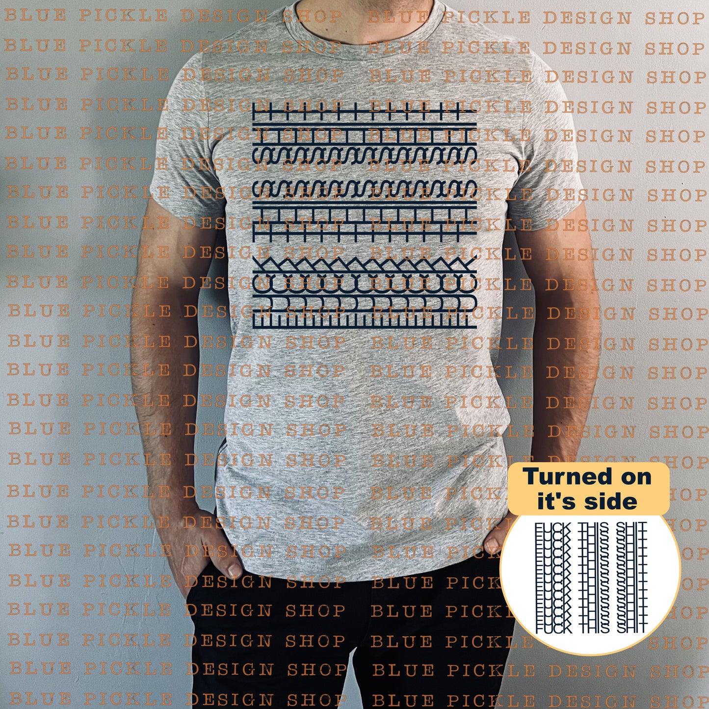 Fuck This Shit - sideways design - DIGITAL DESIGN