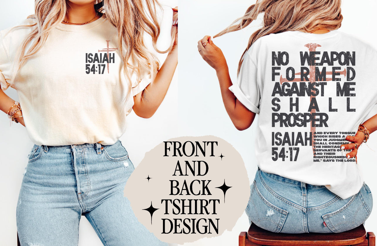 No Weapon Formed Against Me Shall Prosper