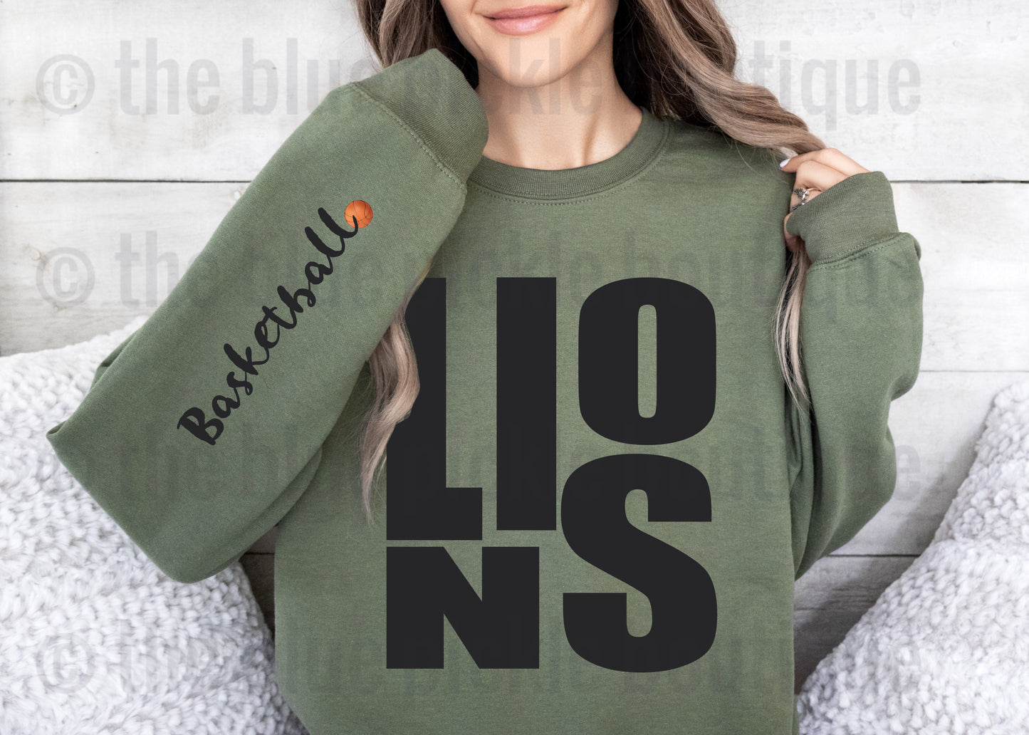 Mascot Sweatshirt with Sport Sleeve