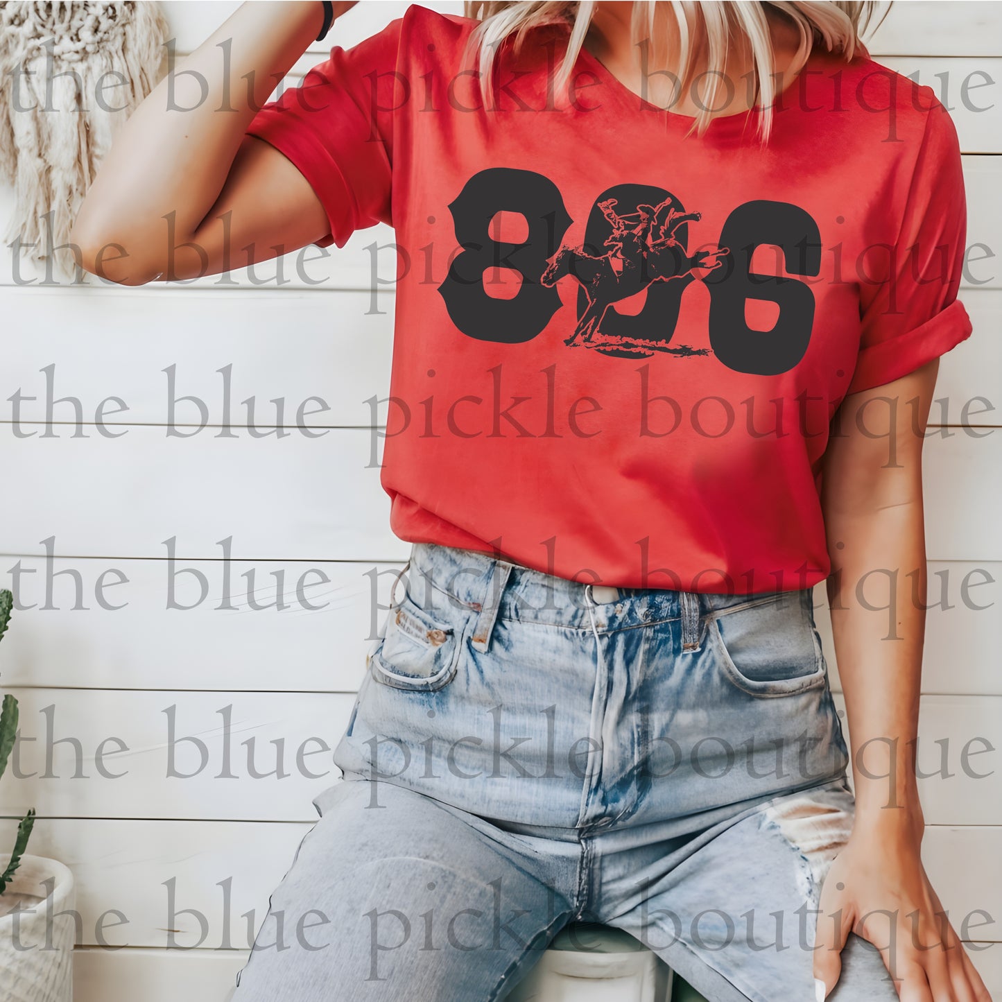 Area Code Western Tee