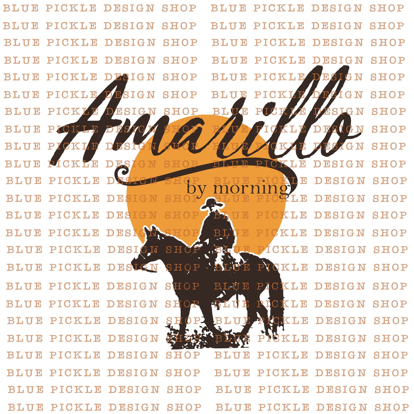 Amarillo By Morning - DIGITAL DESIGN