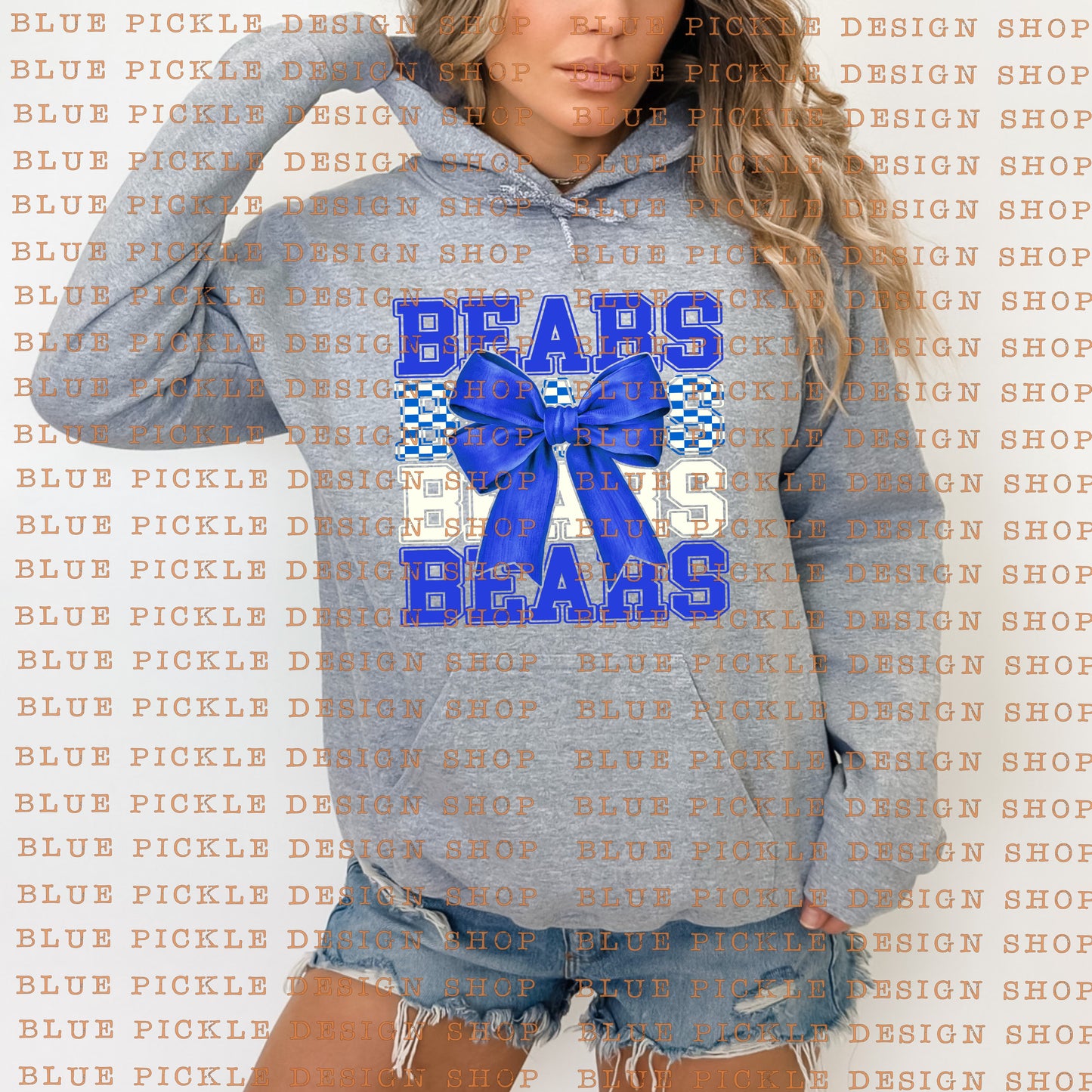 Bears Royal Blue- DIGITAL DESIGN