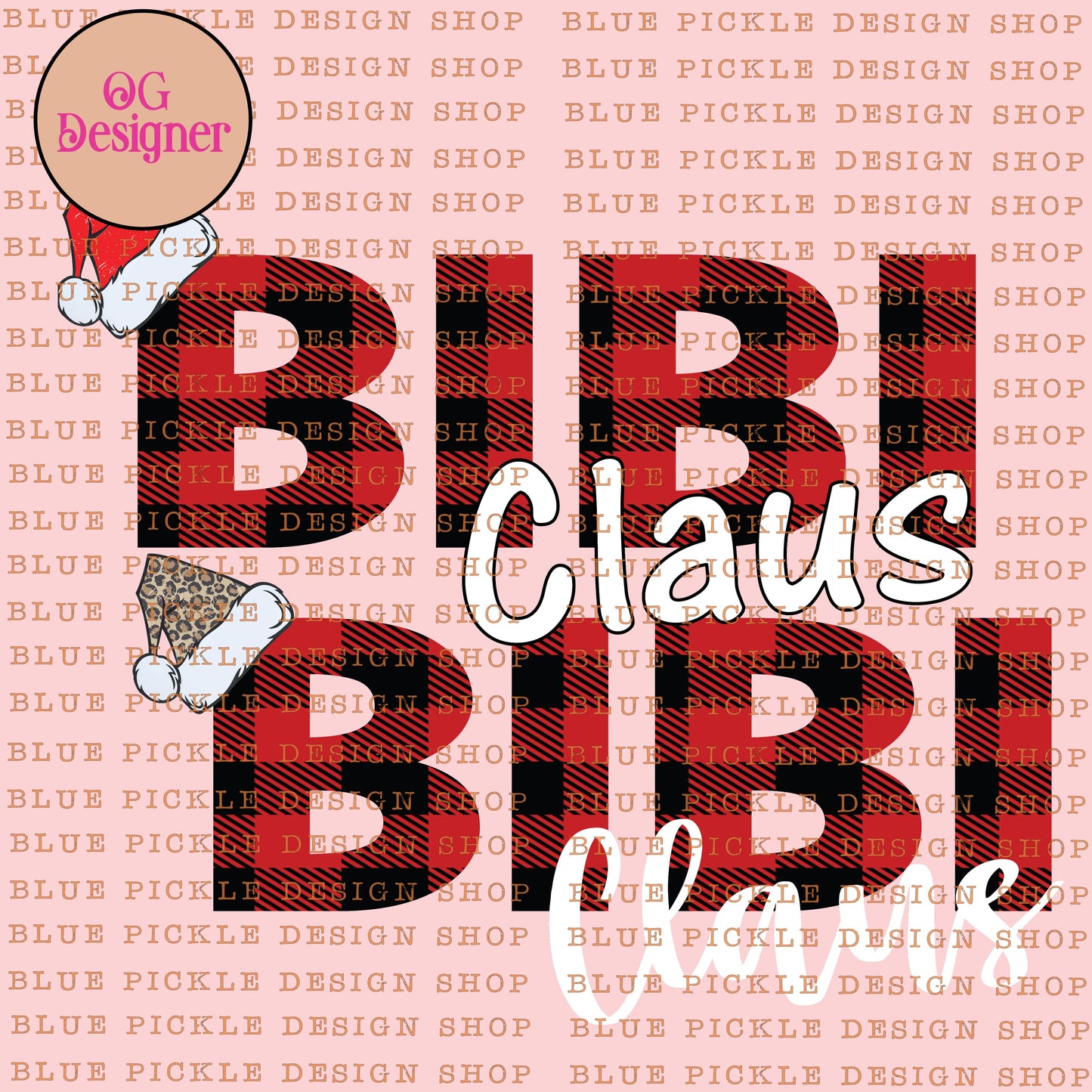 Bibi Claus - DIGITAL DESIGN- INSTANT DOWNLOAD