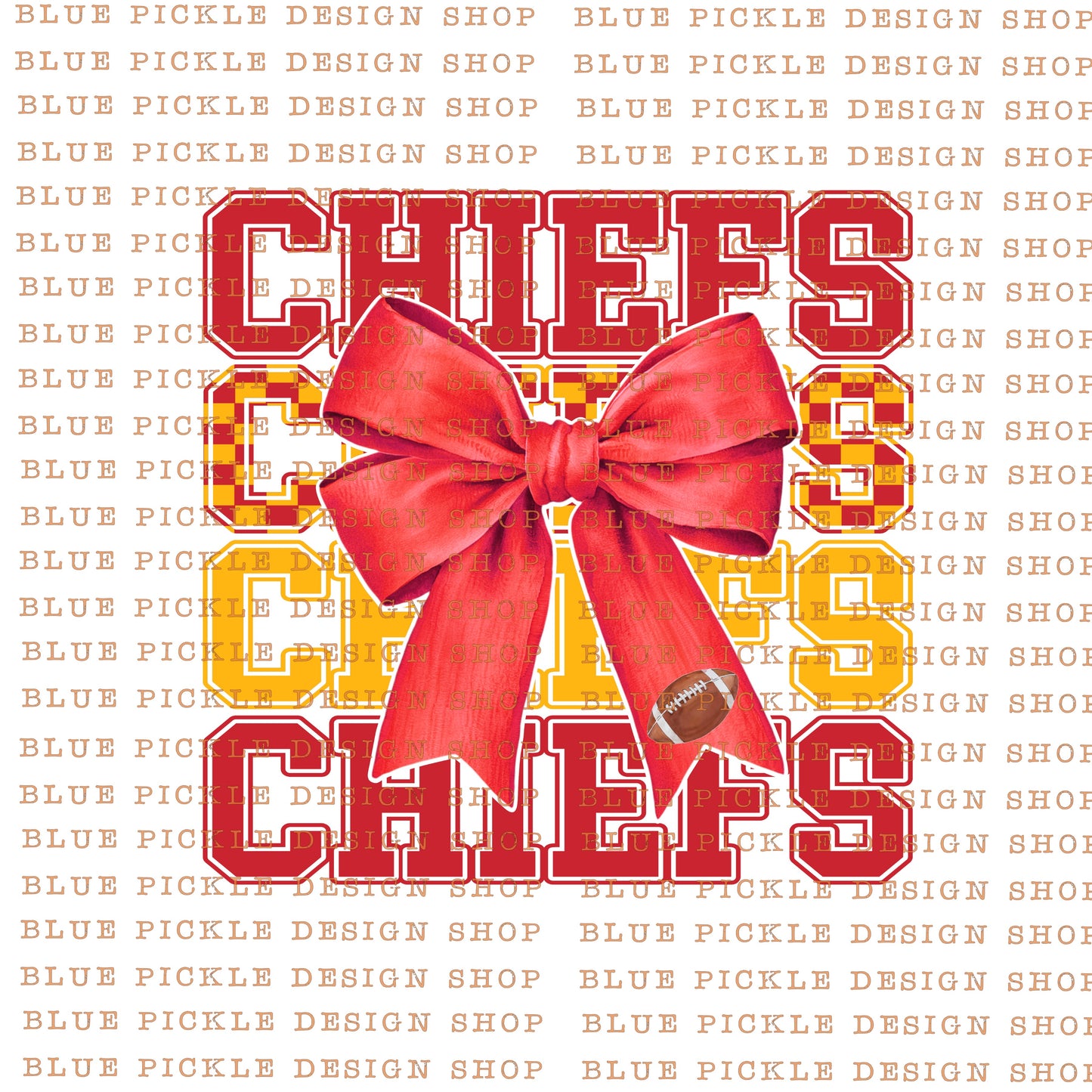 Chiefs Red/Gold- DIGITAL DESIGN