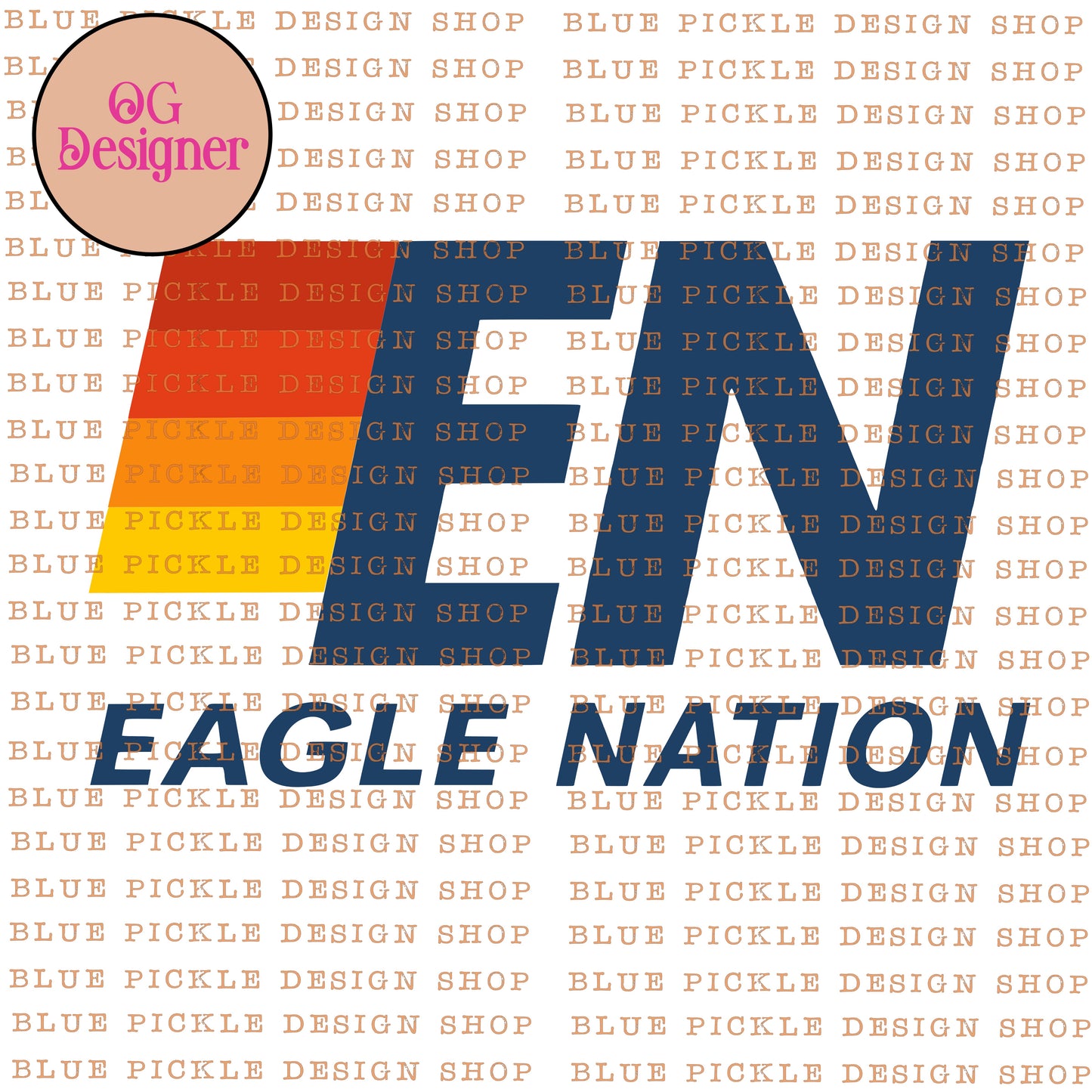 CUSTOM Mascot Nation Cali Stripes Design - DIGITAL DESIGN