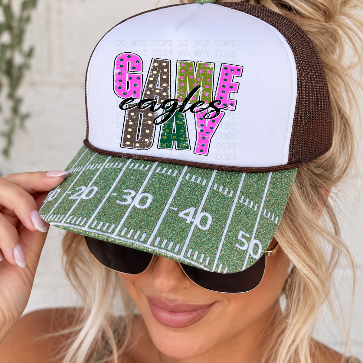 Custom Gameday Football Field Trucker