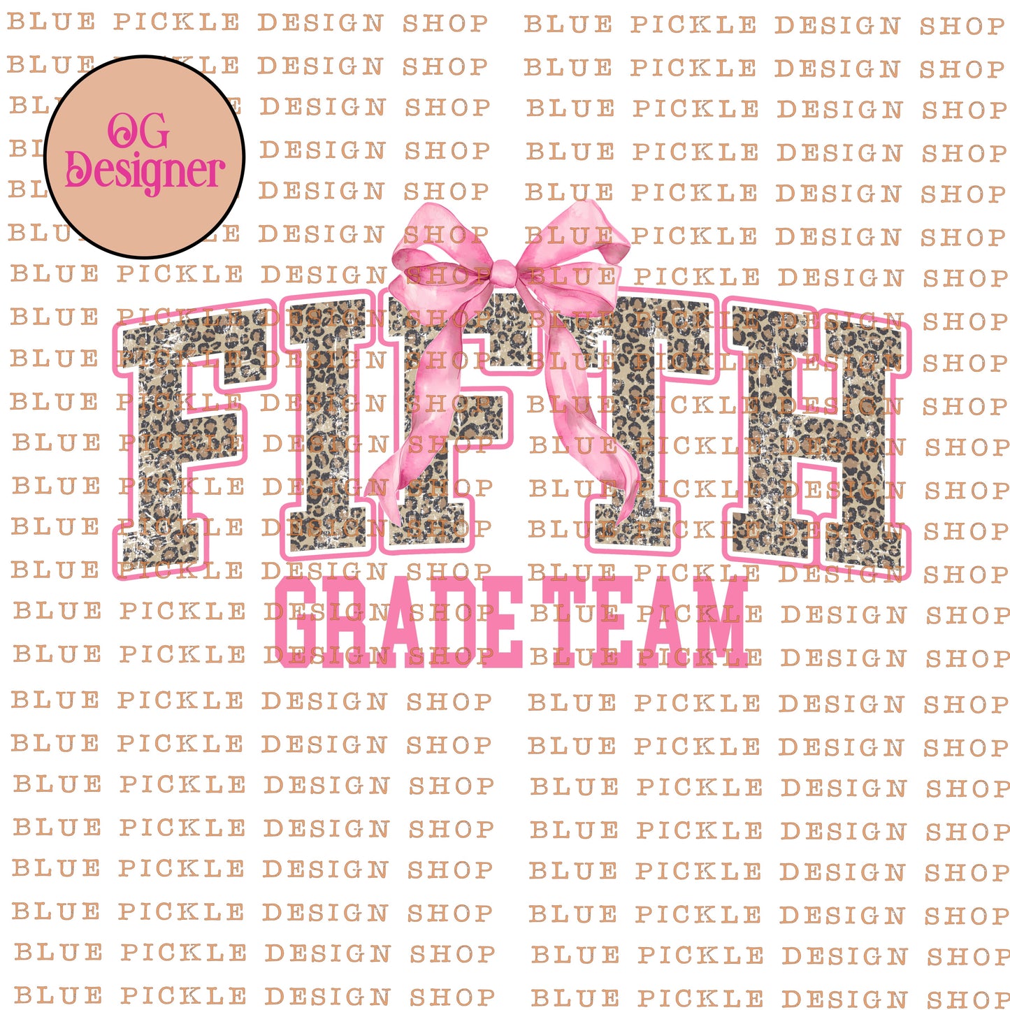 Fifth Grade Team - DIGITAL DESIGN- INSTANT DOWNLOAD