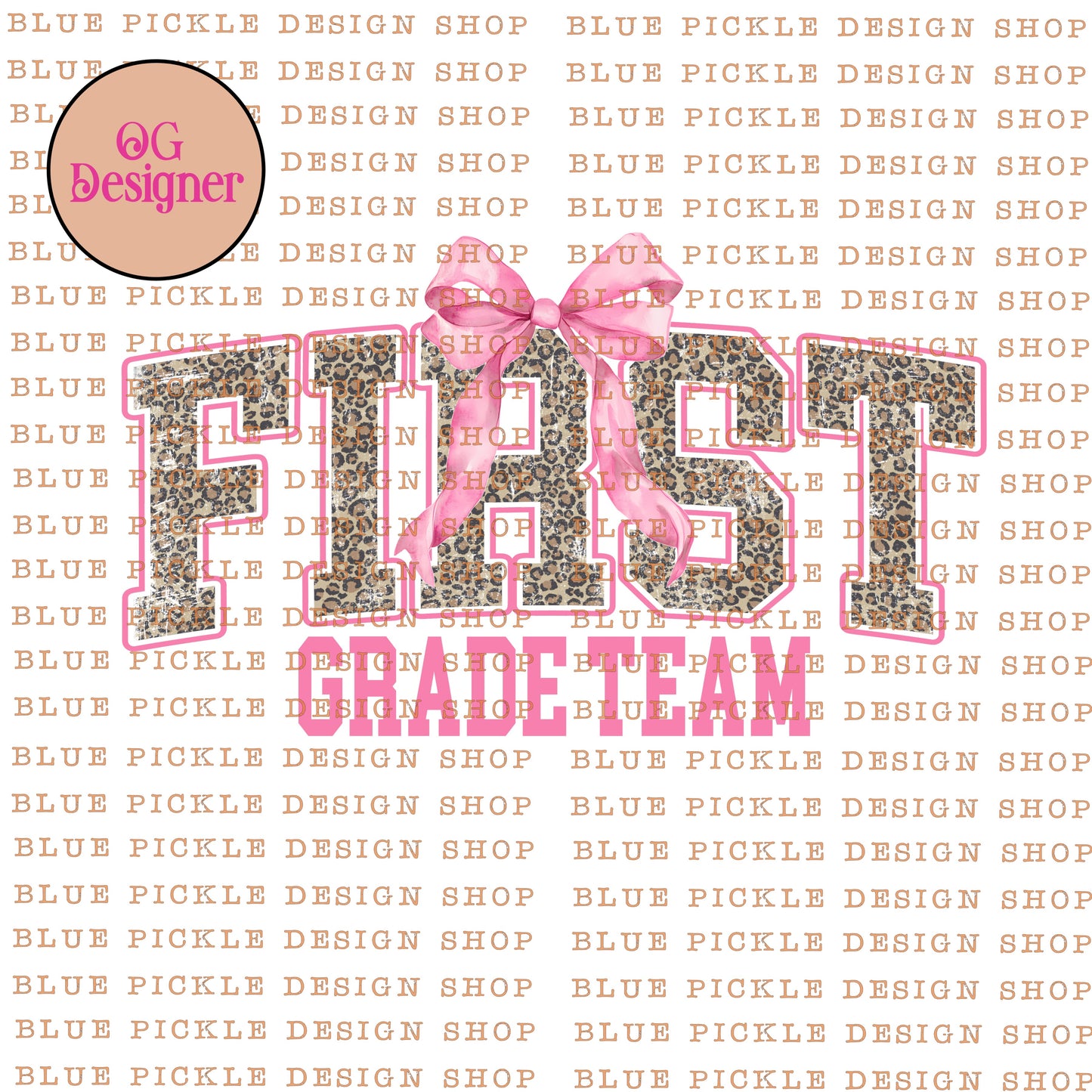 First Grade Team - DIGITAL DESIGN- INSTANT DOWNLOAD