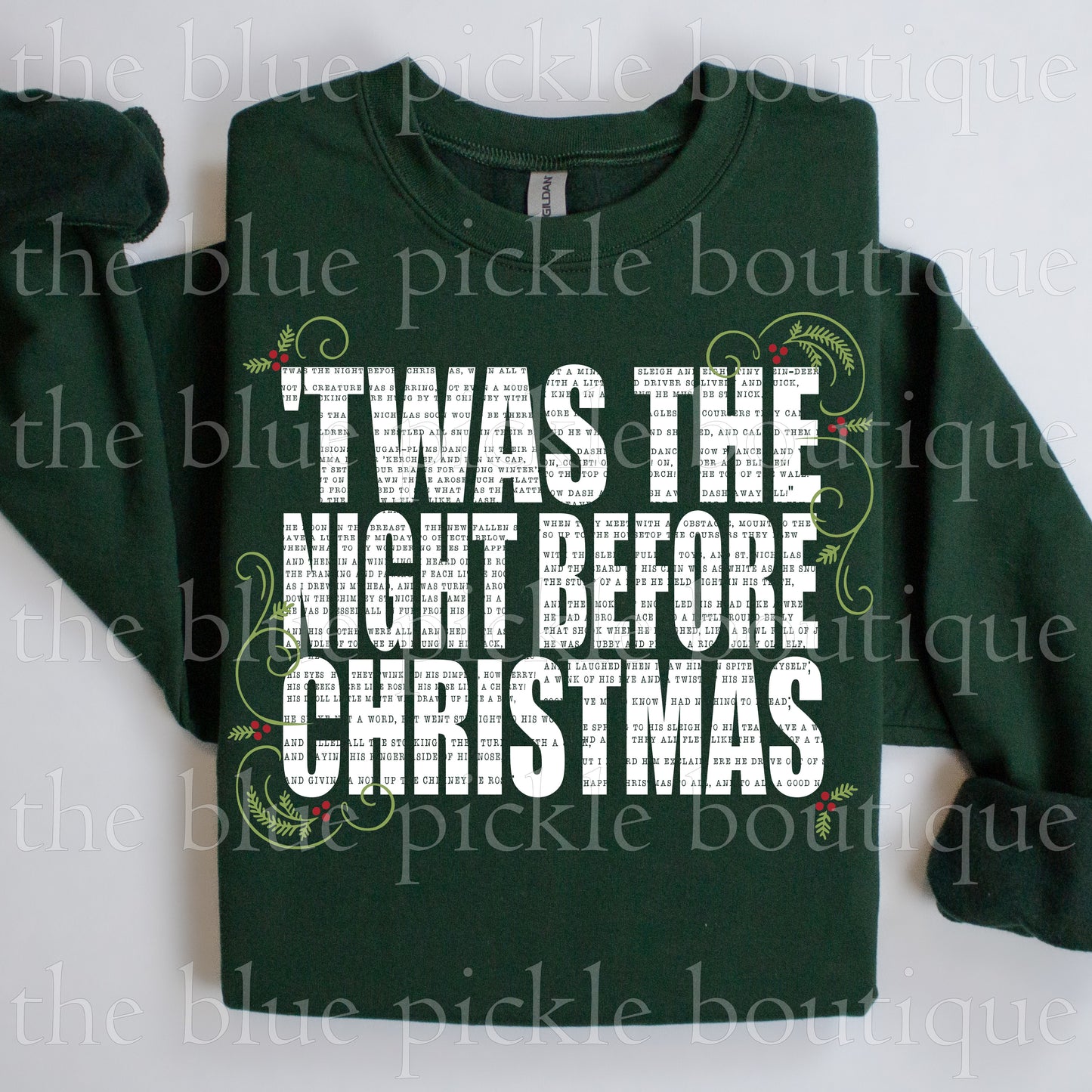 'Twas The Night Before Christmas Story - DIGITAL DESIGN- INSTANT DOWNLOAD