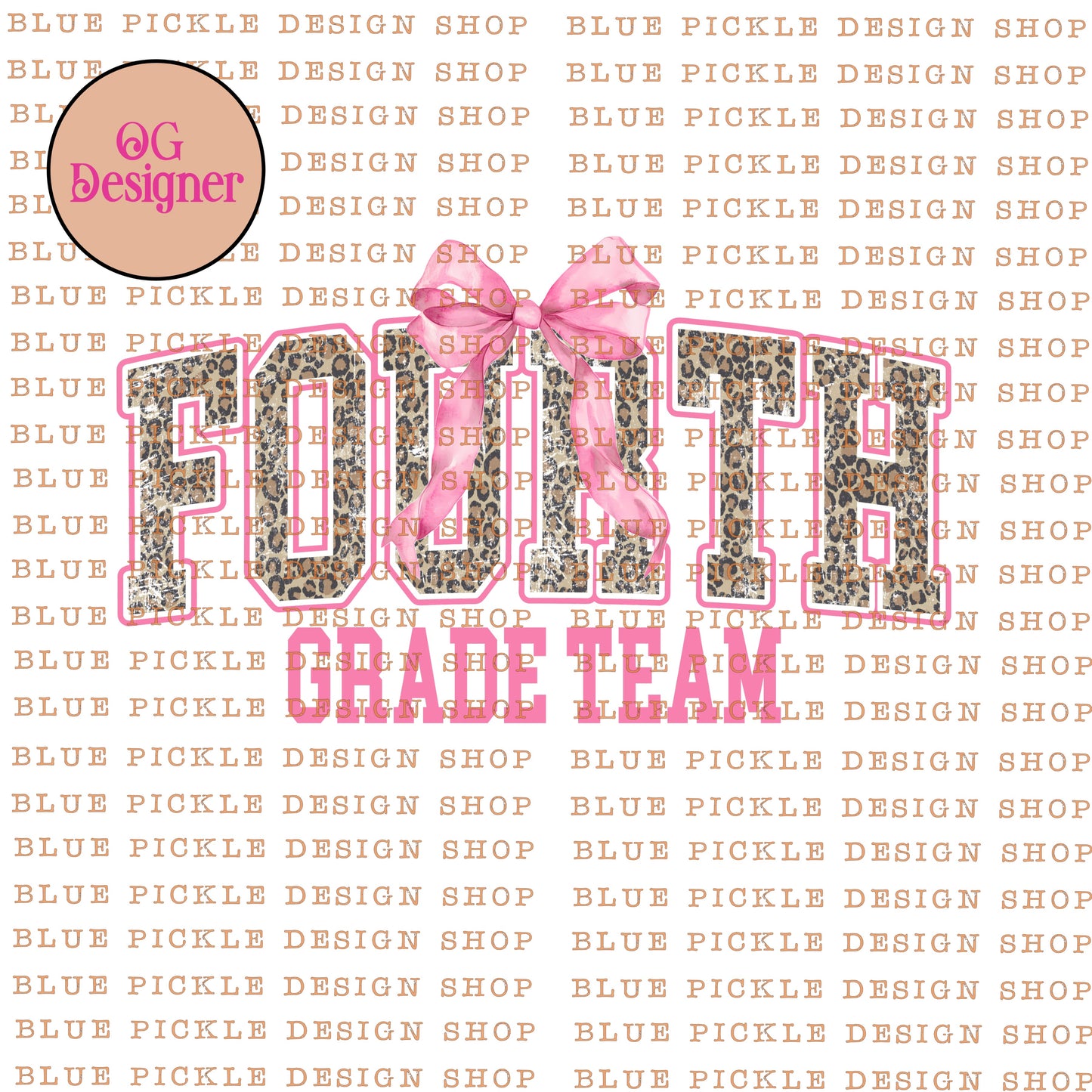 Fourth Grade Team - DIGITAL DESIGN- INSTANT DOWNLOAD