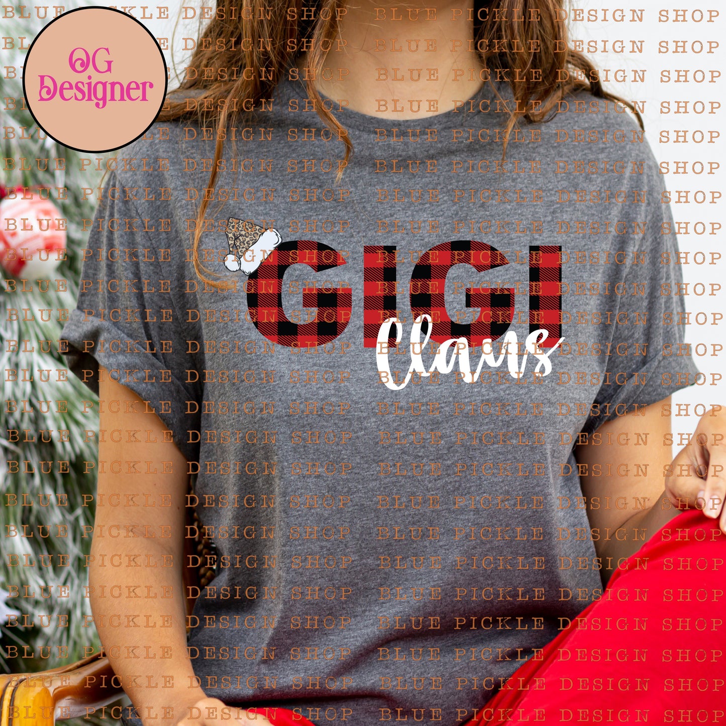 Gigi Claus - DIGITAL DESIGN- INSTANT DOWNLOAD