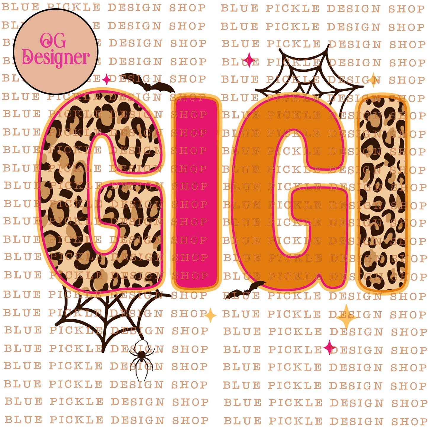 Halloween Gigi - DIGITAL DESIGN- INSTANT DOWNLOAD