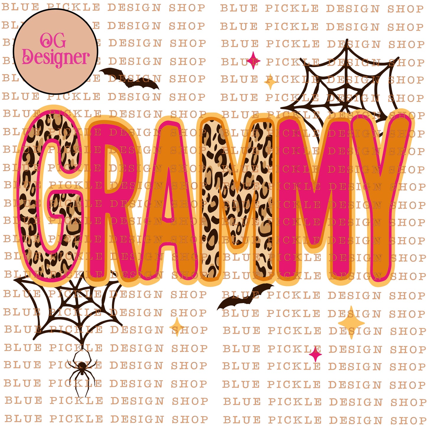 Halloween Grammy - DIGITAL DESIGN- INSTANT DOWNLOAD