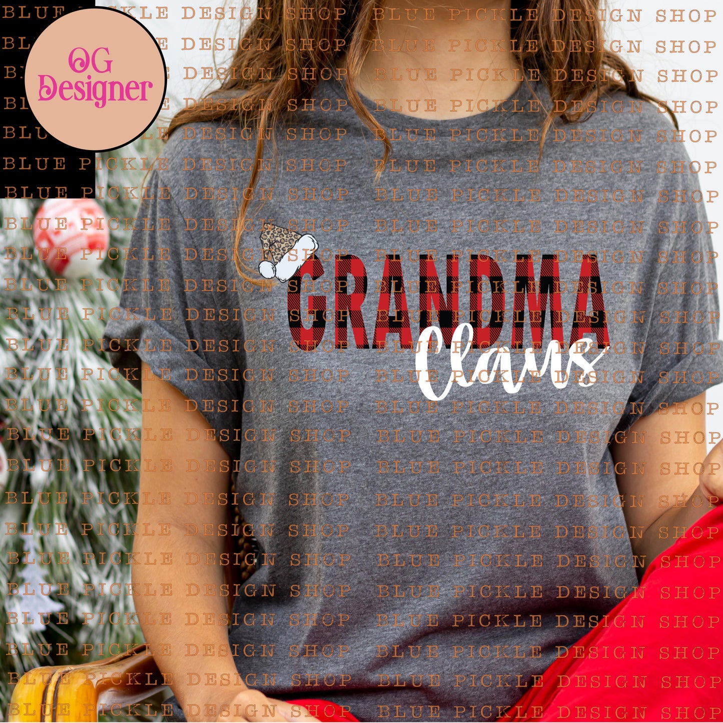Grandma Claus - DIGITAL DESIGN- INSTANT DOWNLOAD