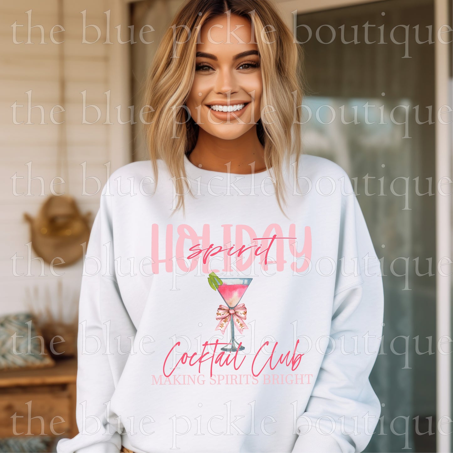 Holiday Spirit Cocktail Club - DIGITAL DESIGN- INSTANT DOWNLOAD