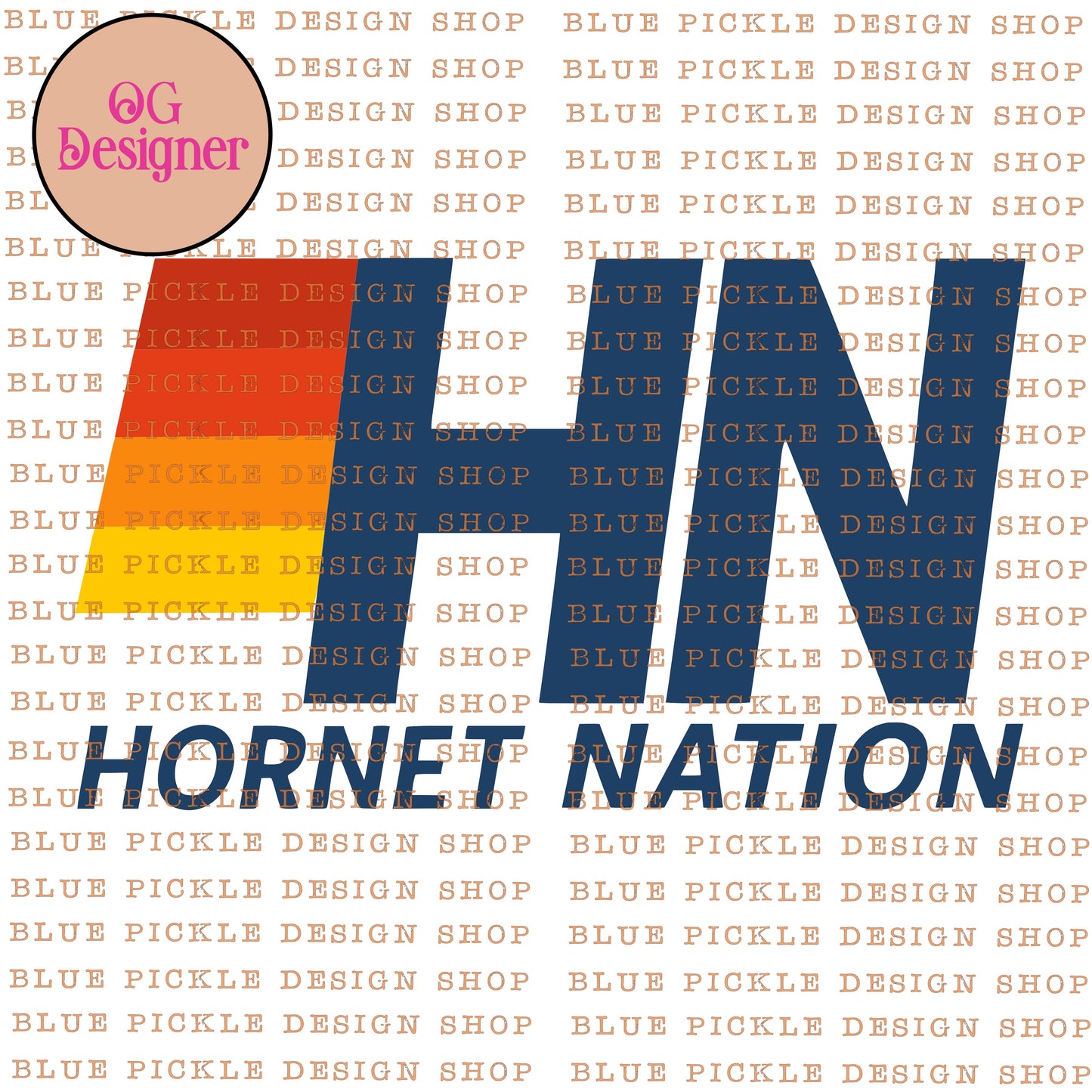 CUSTOM Mascot Nation Cali Stripes Design - DIGITAL DESIGN