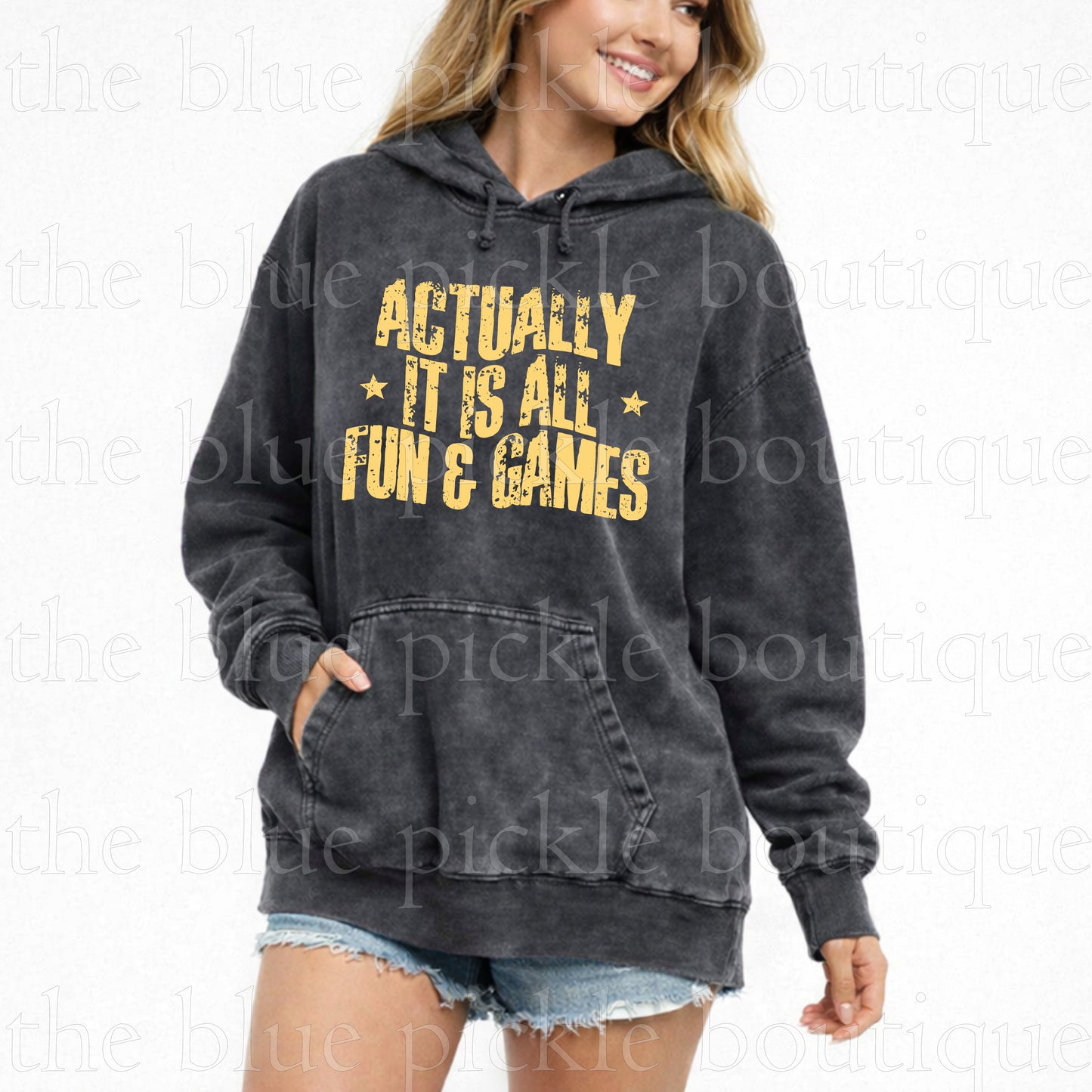Actually, it is all fun and games