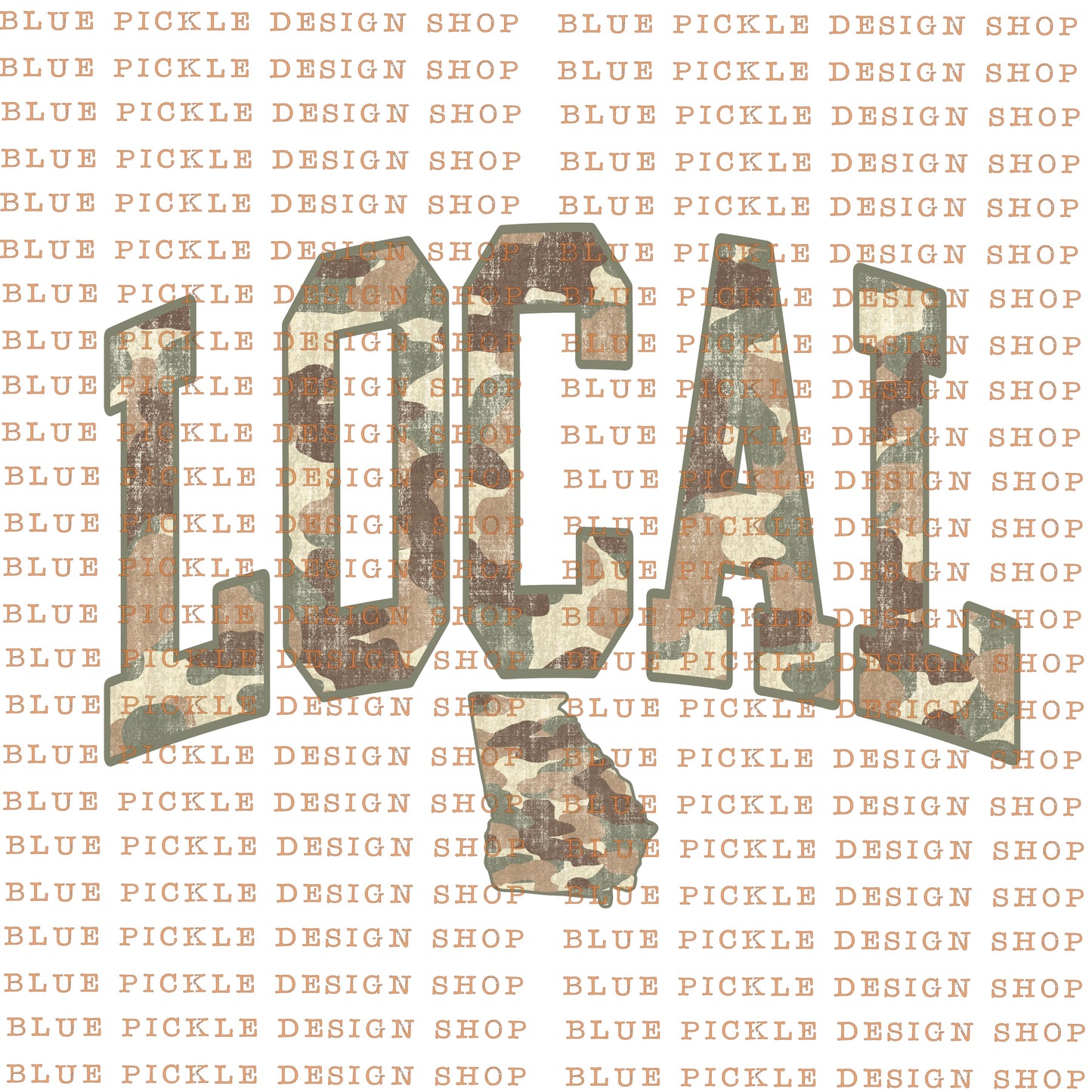 Local Georgia Camo - DIGITAL DESIGN