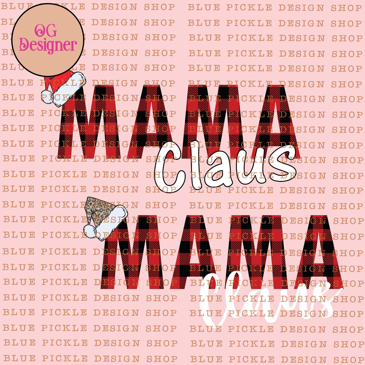 Mama Claus - DIGITAL DESIGN- INSTANT DOWNLOAD