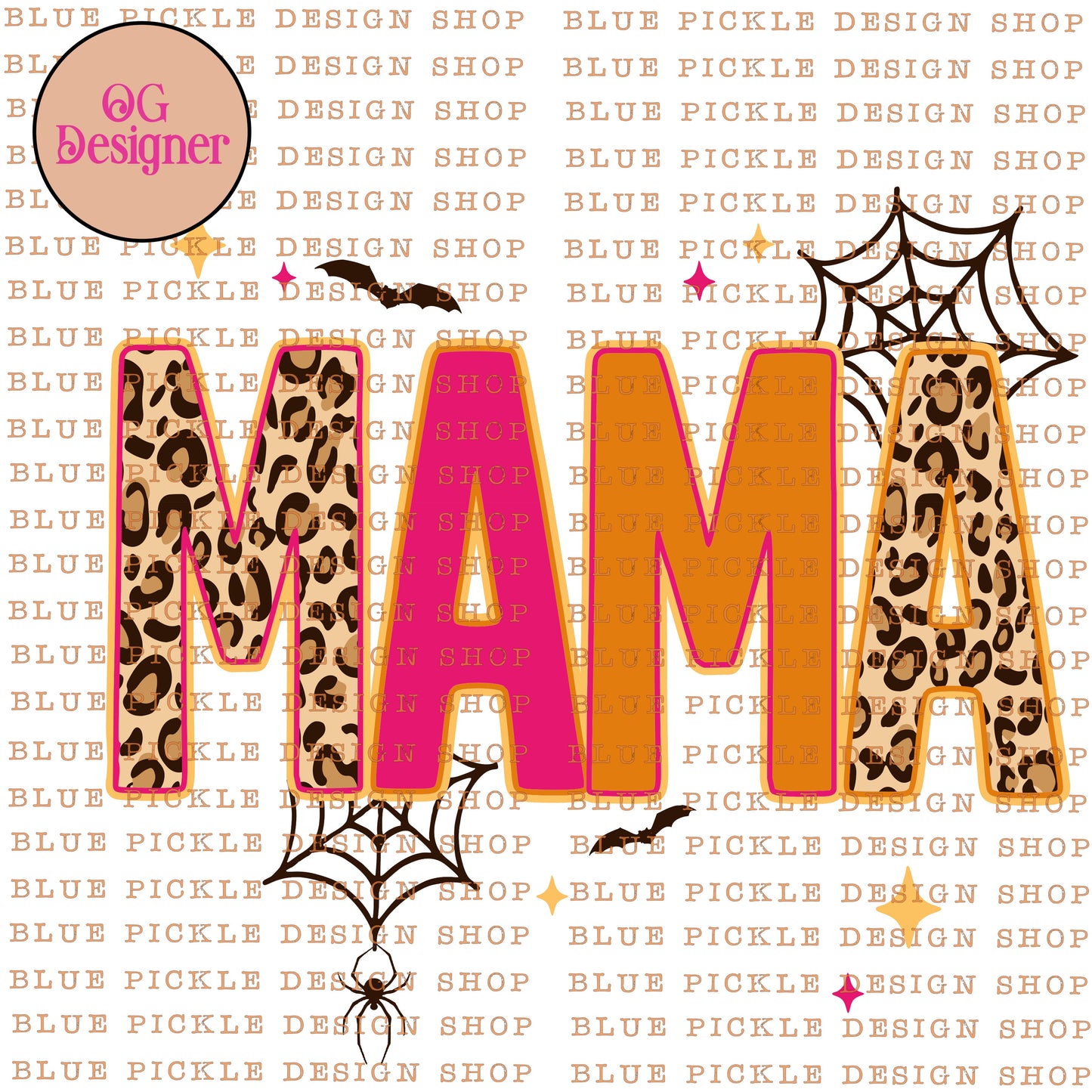 Halloween Mama - DIGITAL DESIGN- INSTANT DOWNLOAD