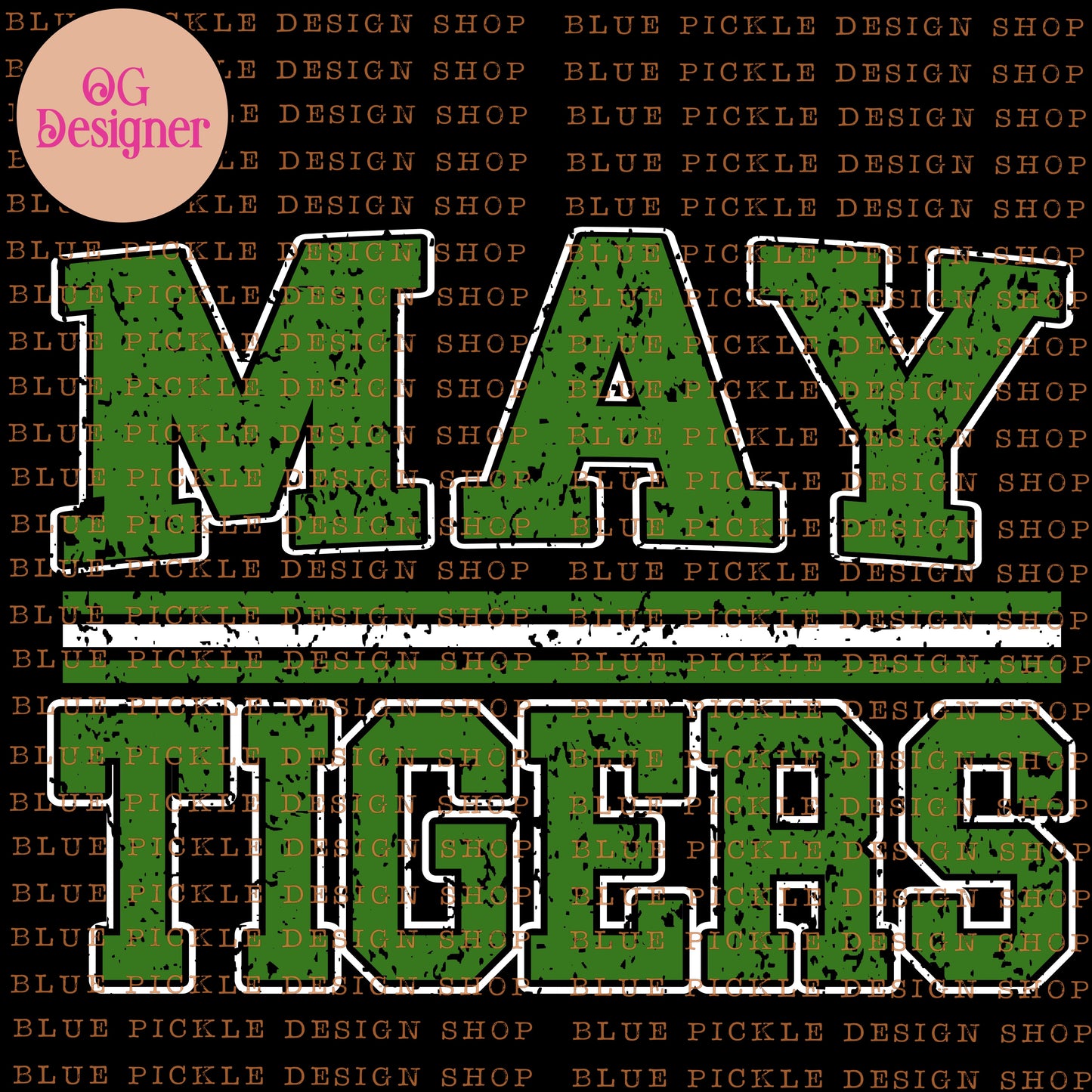 CUSTOM School/Town Mascot Old College Style - DIGITAL DESIGN