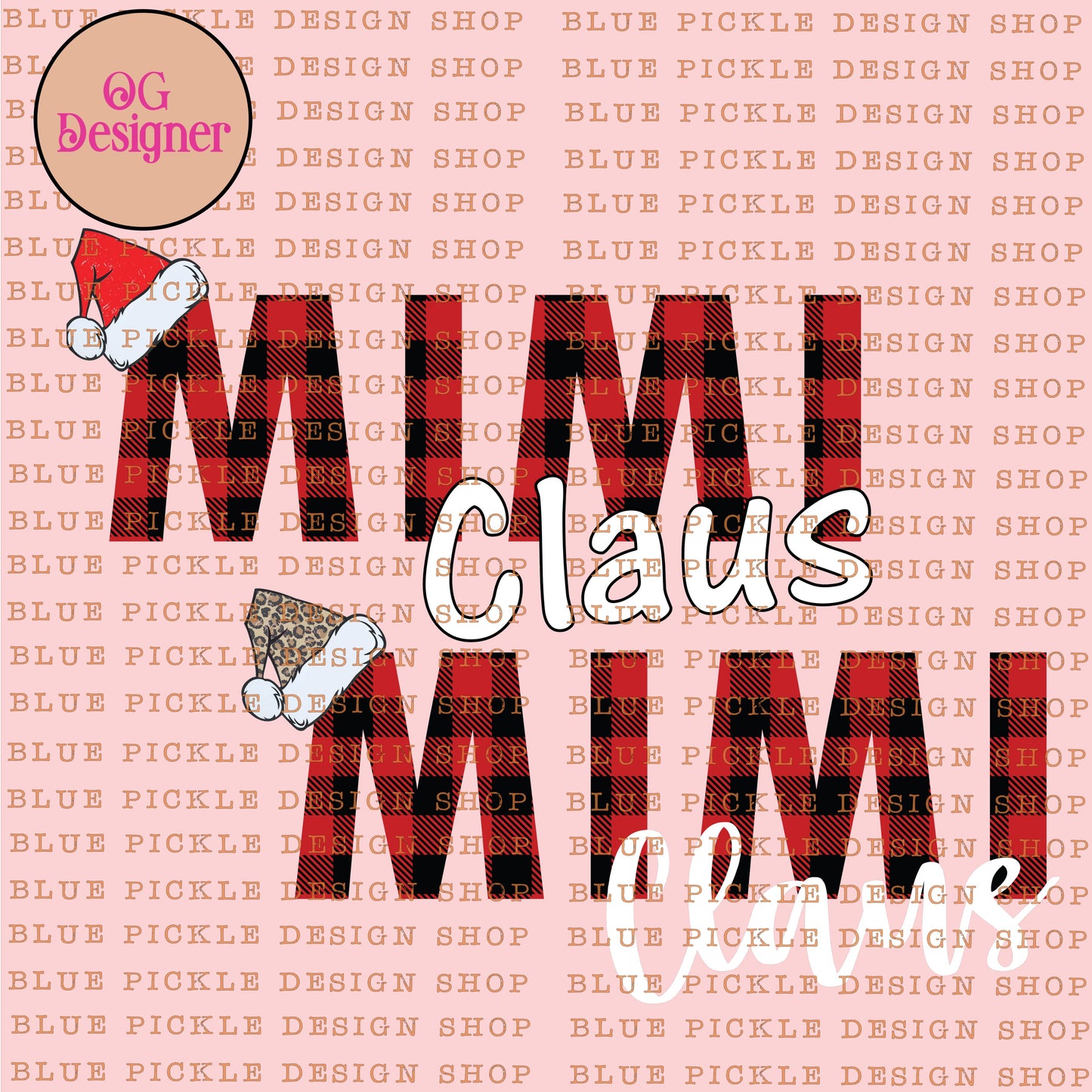 Mimi Claus - DIGITAL DESIGN- INSTANT DOWNLOAD