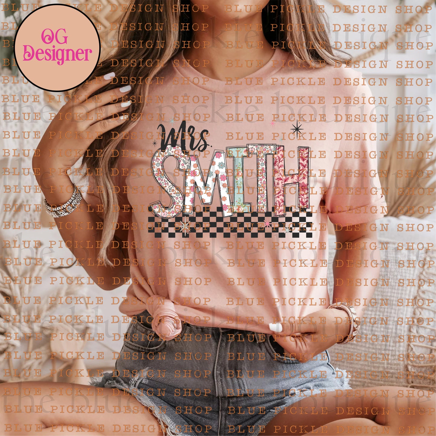 Custom MidMod Teacher Name - DIGITAL DESIGN