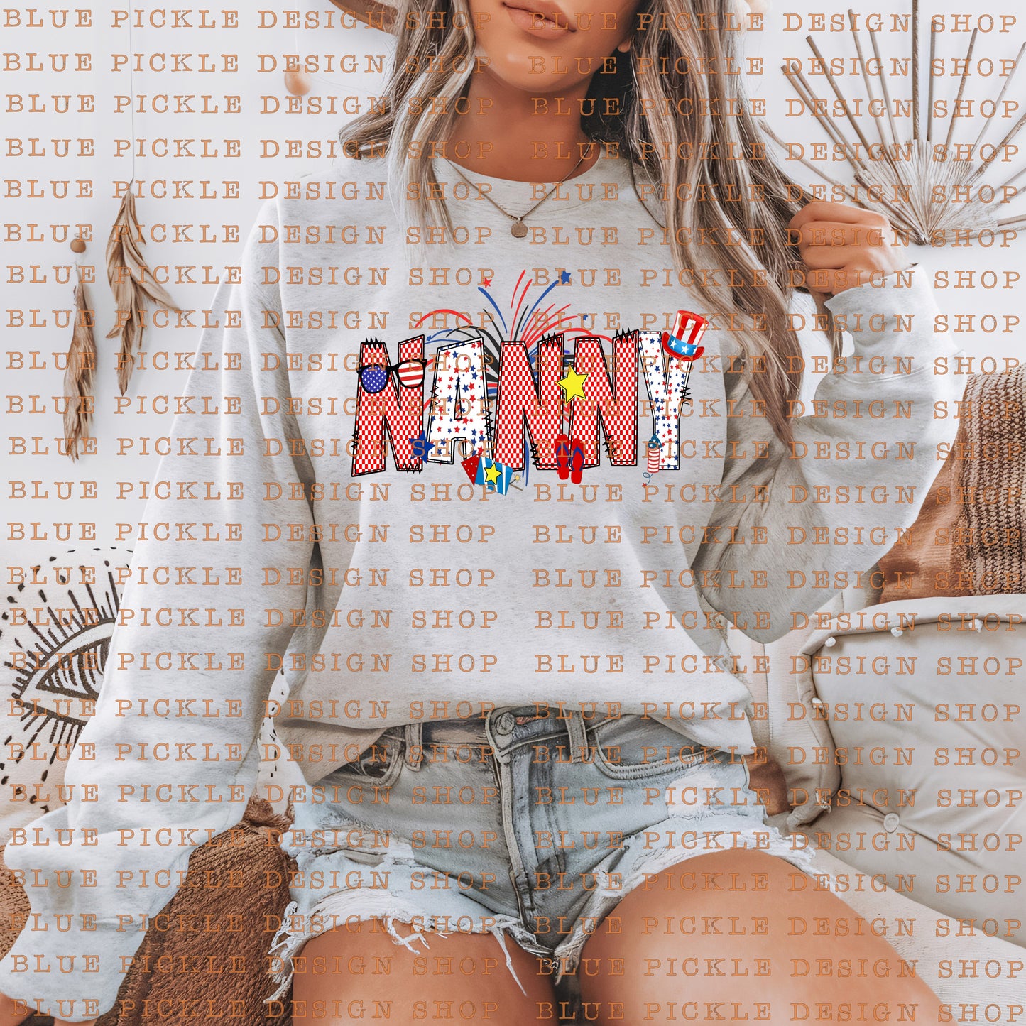 Nanny - July 4th - DIGITAL DESIGN