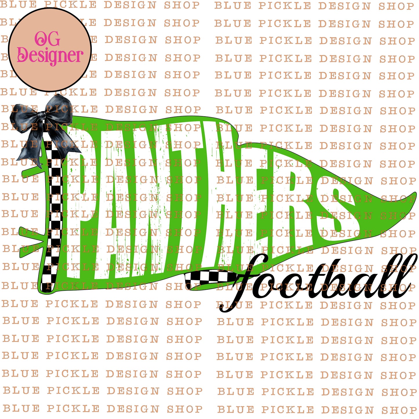 CUSTOM Pennant Mascot - DIGITAL DESIGN