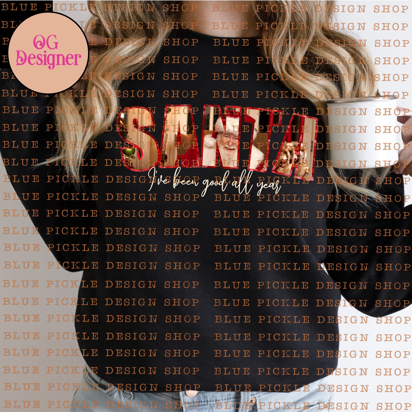 Santa, I've been good al year - DIGITAL DESIGN- INSTANT DOWNLOAD
