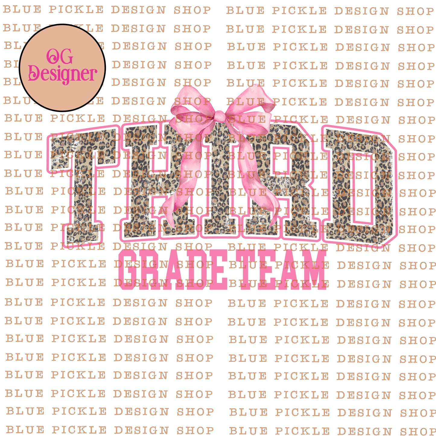 Third Grade Team - DIGITAL DESIGN- INSTANT DOWNLOAD