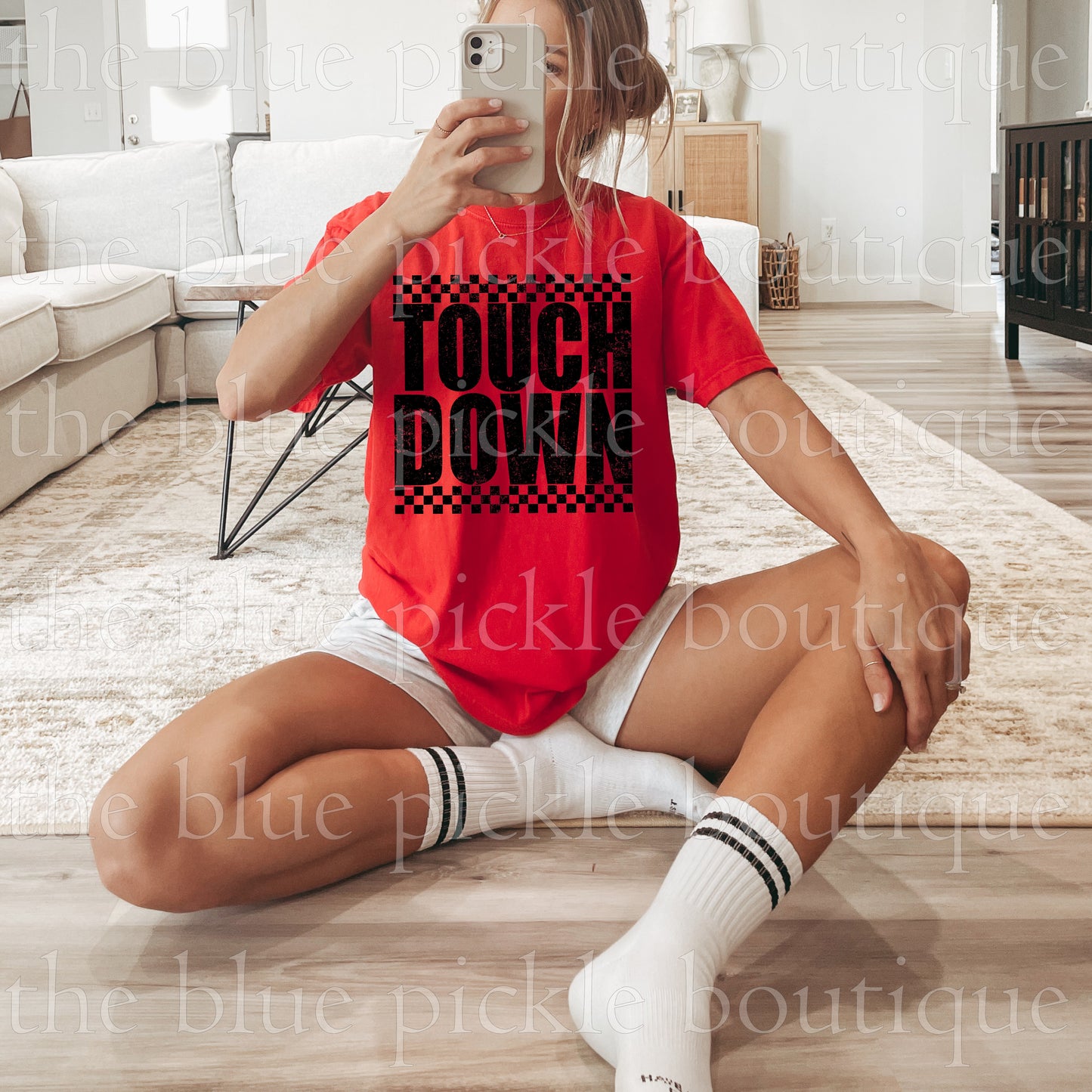 Touchdown Checkered Tee