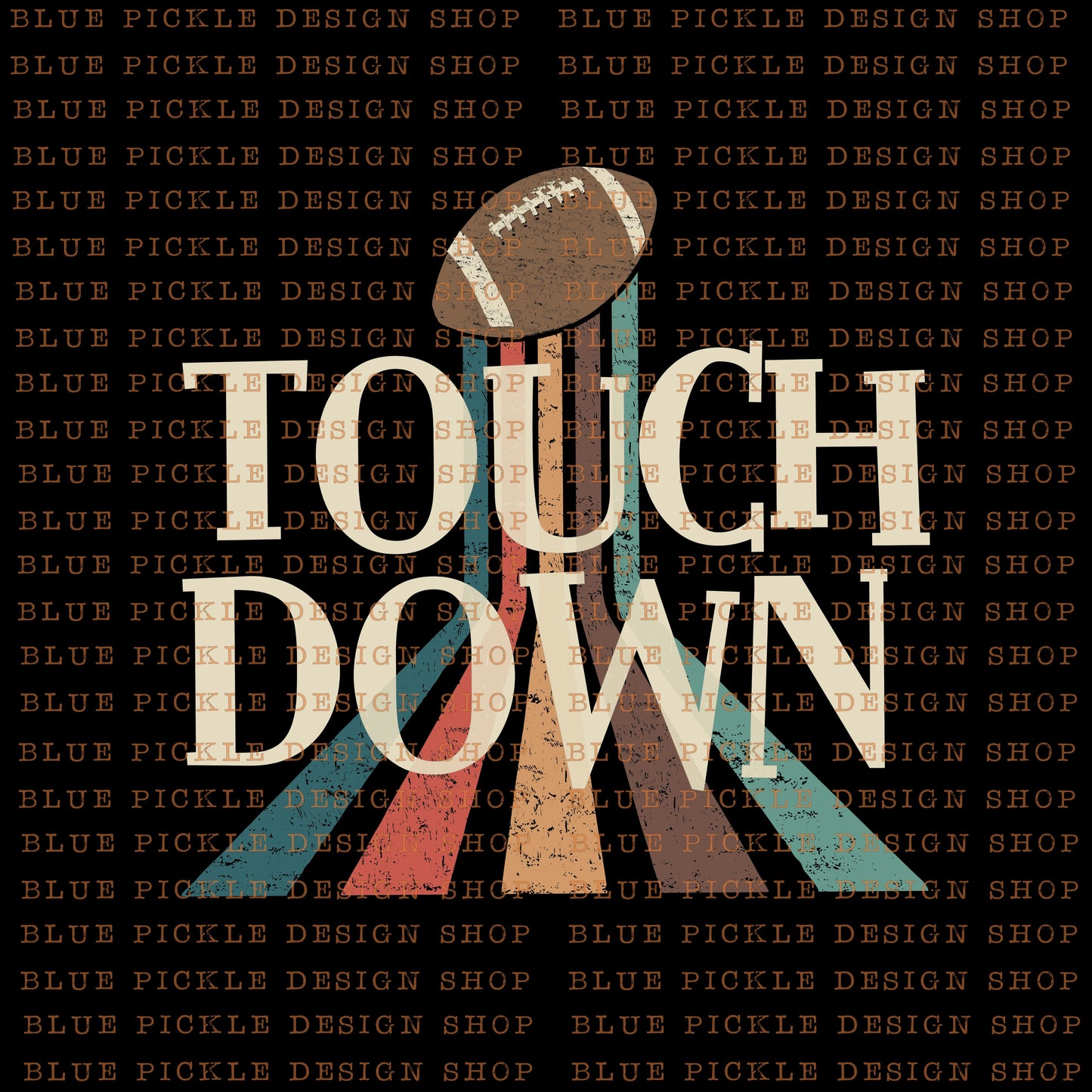 Touch Down Retro - DIGITAL DESIGN