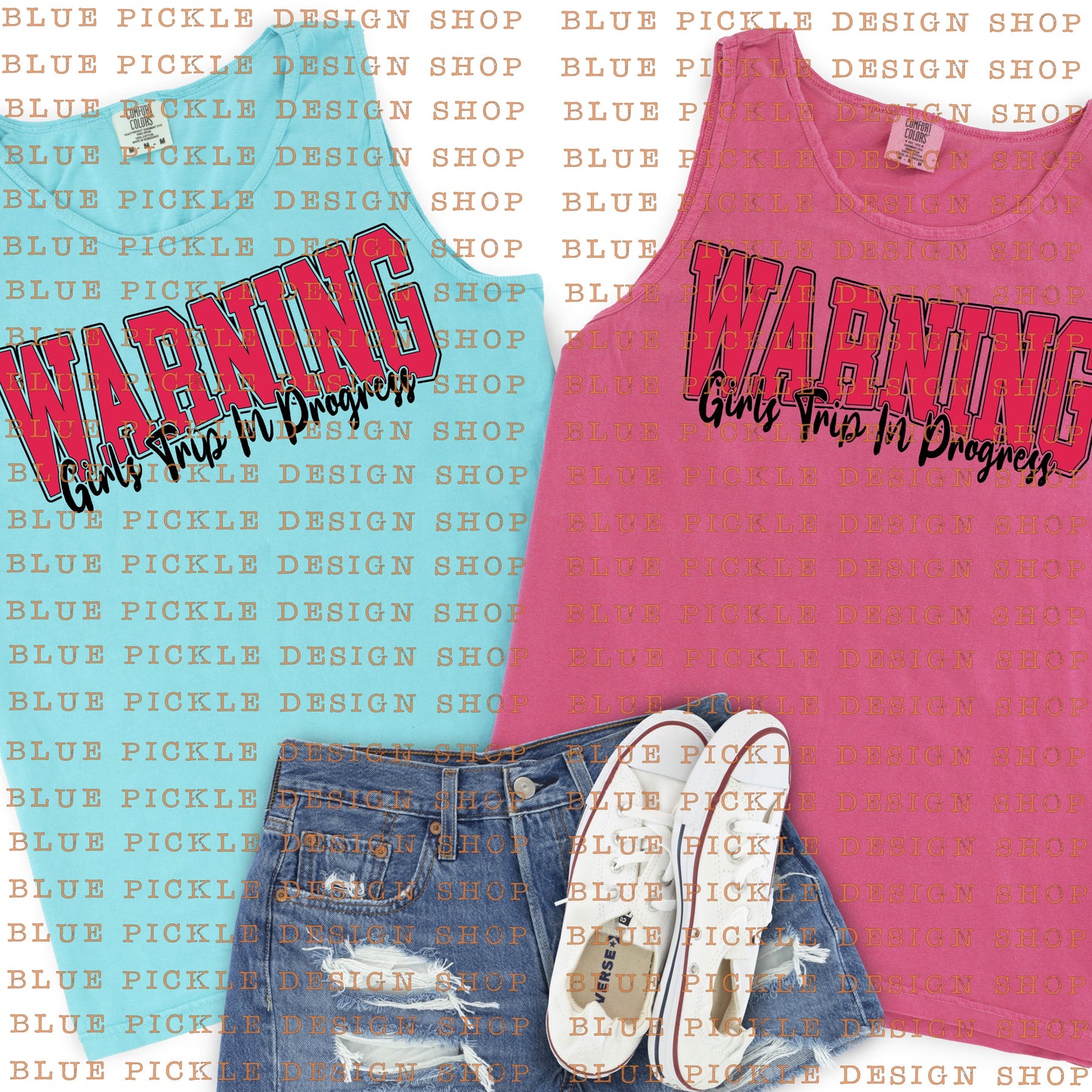 Warning Girls Trip In Progress - DIGITAL DESIGN