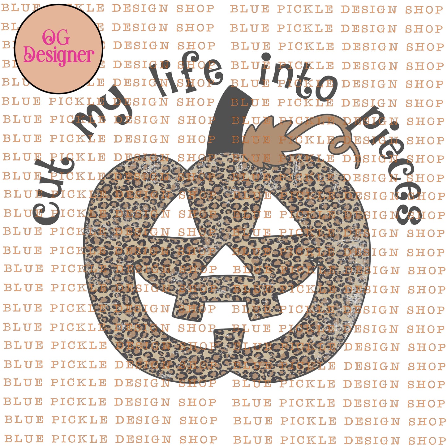 Cut My Life Into Pieces Halloween - DIGITAL DESIGN- INSTANT DOWNLOAD