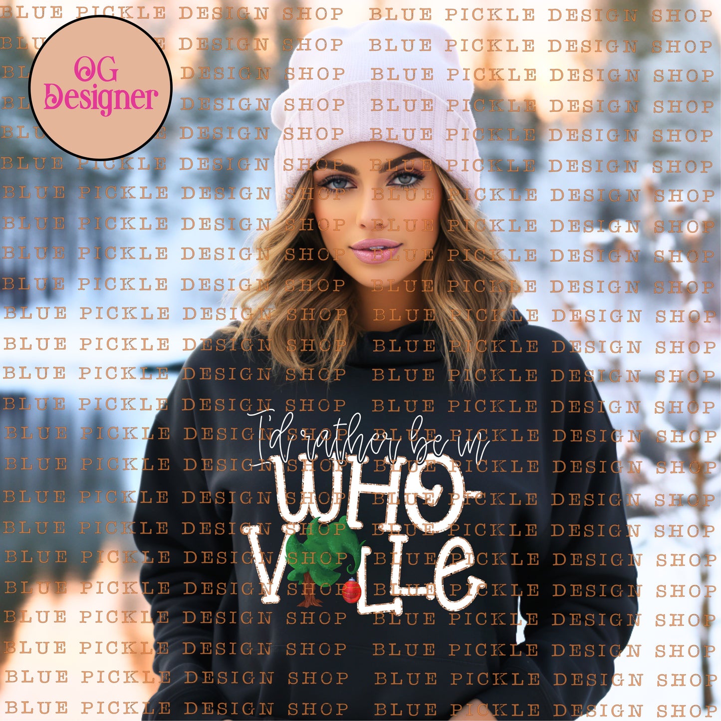 I'd Rather Be In Whoville - DIGITAL DESIGN- INSTANT DOWNLOAD
