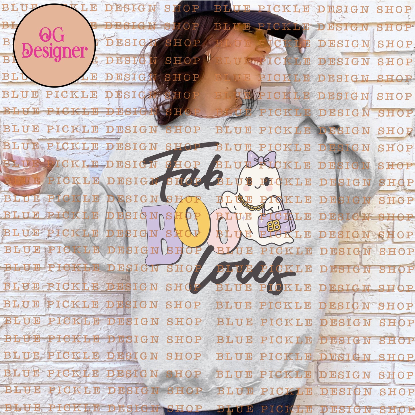 Fab Boo Lous boujie ghost - DIGITAL DESIGN- INSTANT DOWNLOAD