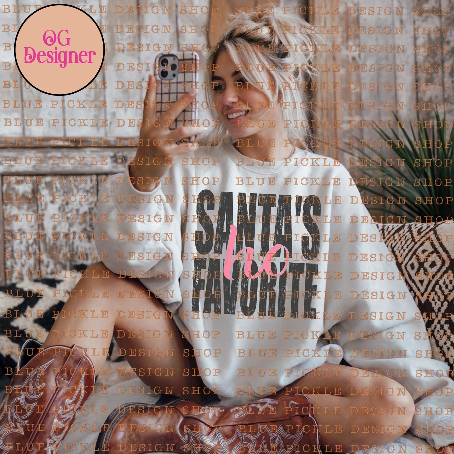 Santa's Favorite (HO) - DIGITAL DESIGN- INSTANT DOWNLOAD