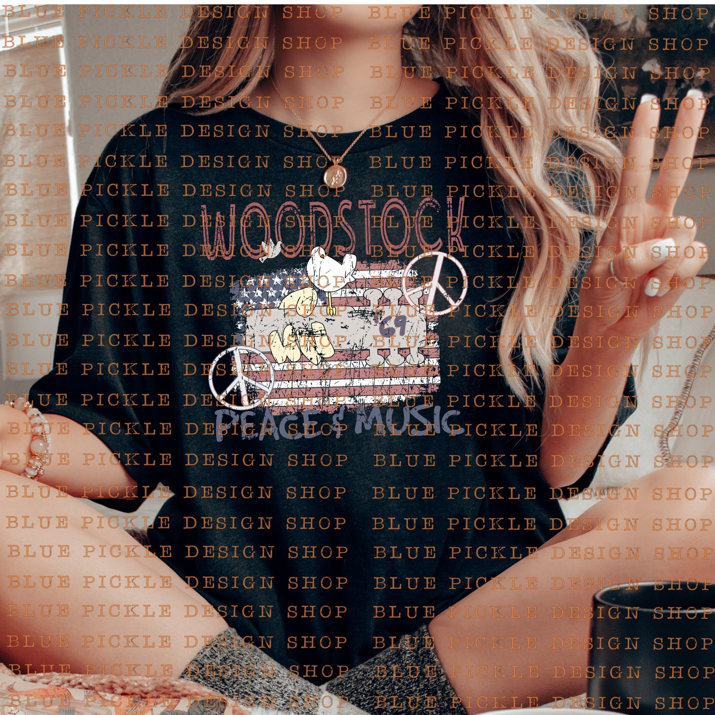 Woodstock Peace & Music - DIGITAL DESIGN