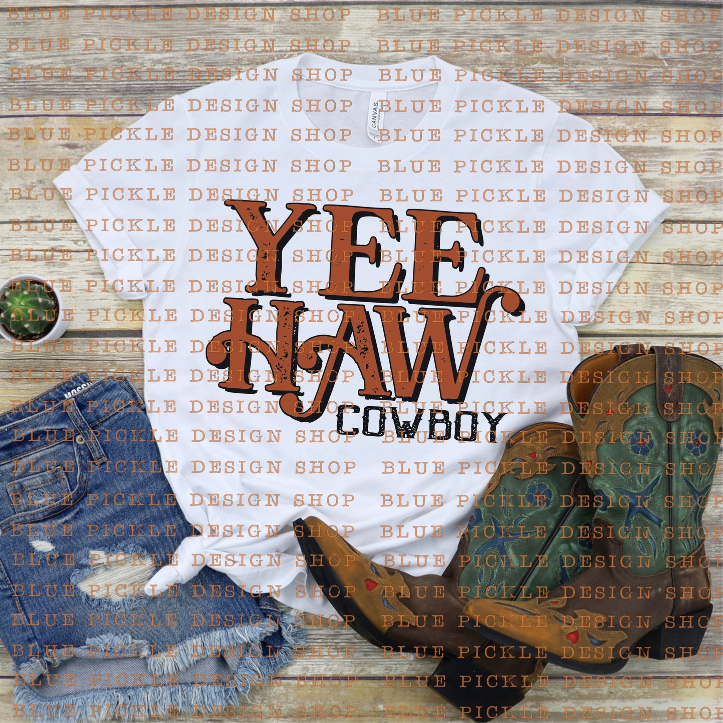 Yee Haw Cowboy - DIGITAL DESIGN