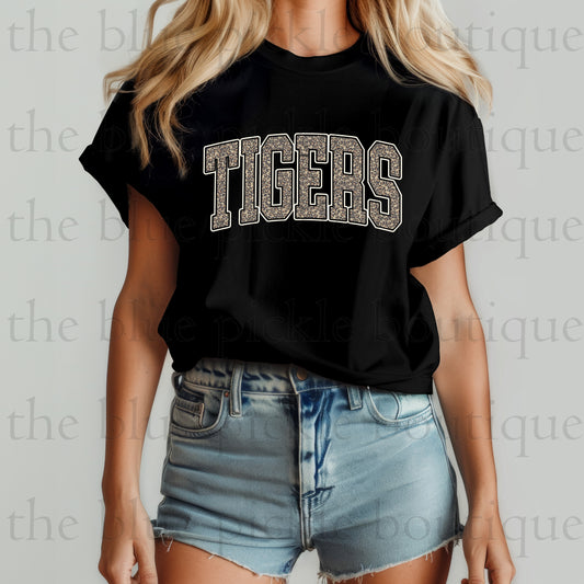 Distressed Leopard Print Mascot