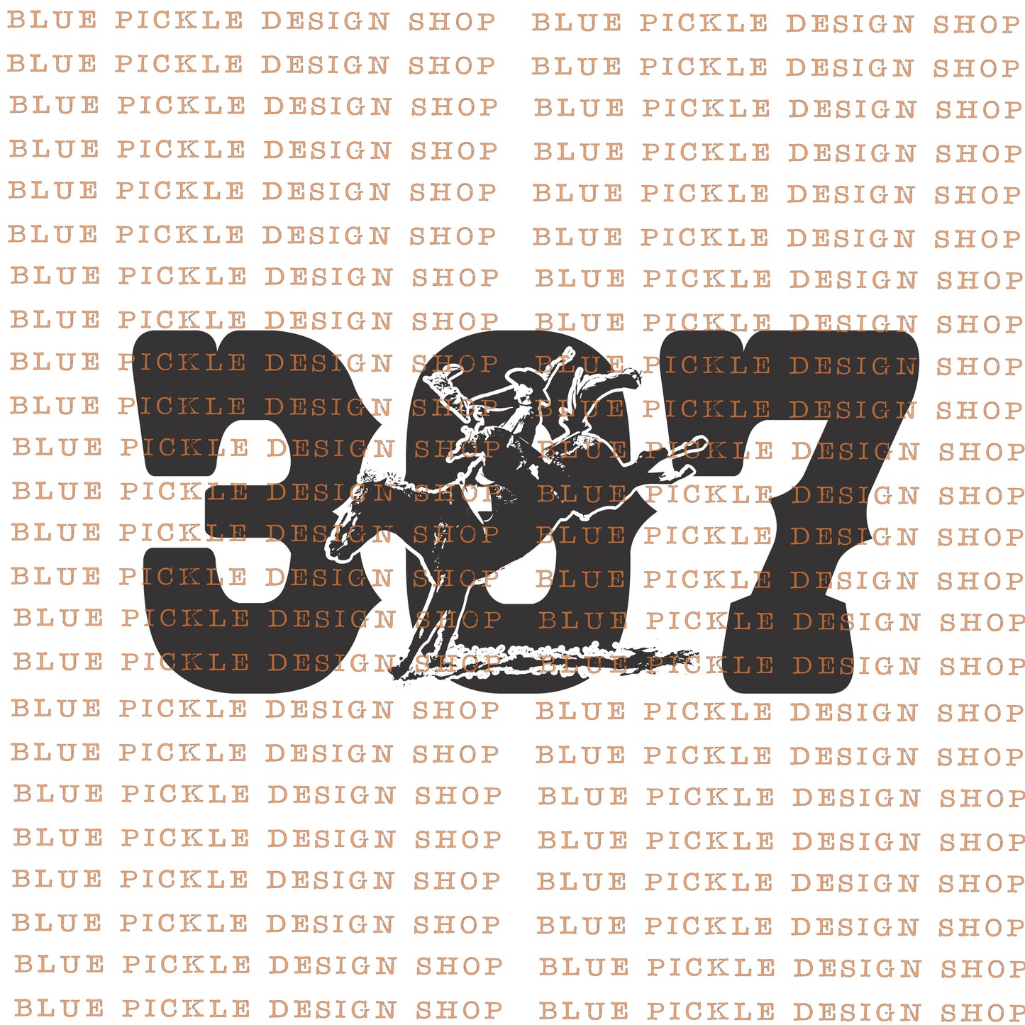 307 Area Code Cowboy - DIGITAL DESIGN
