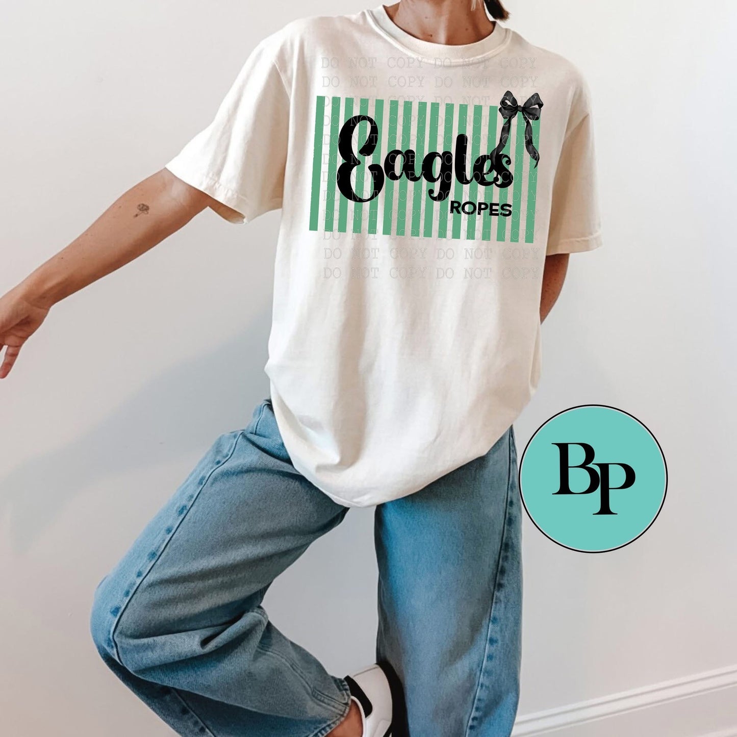 Mascots & Stripes custom school tee