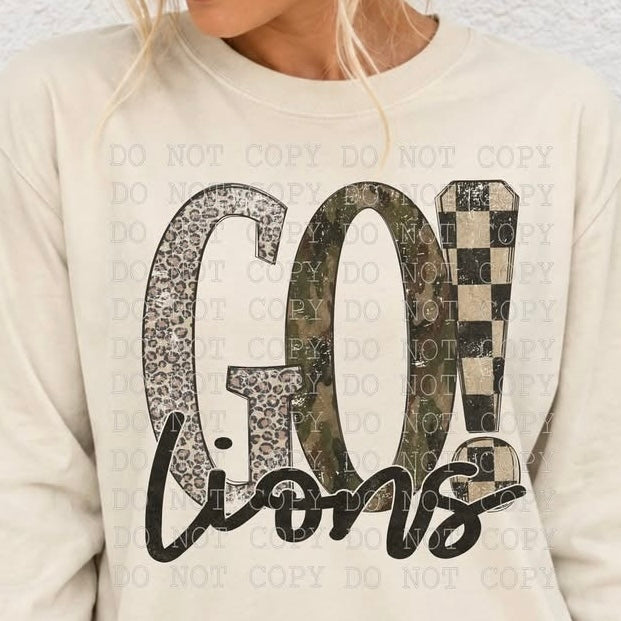 Go Mascot ~ Camo/Leopard