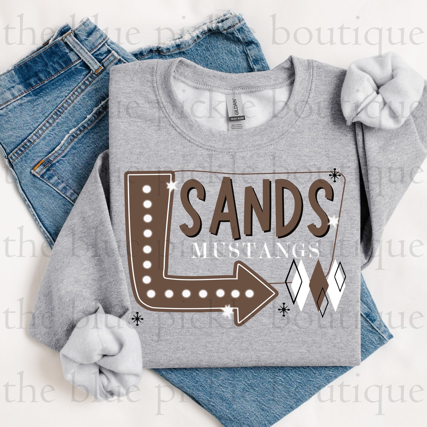 MidCentury Modern School Spirit Sweatshirt