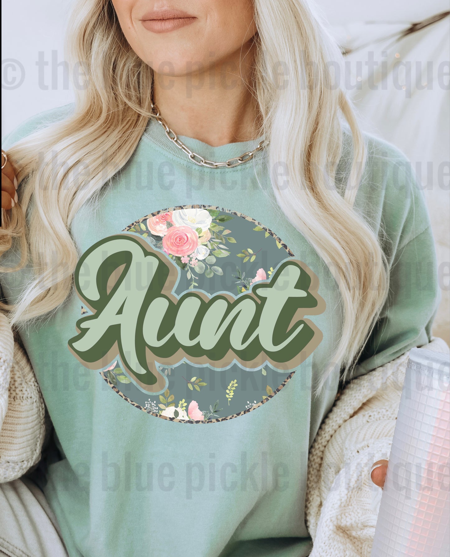 Mom / Grandmother Floral Tee - Customize It