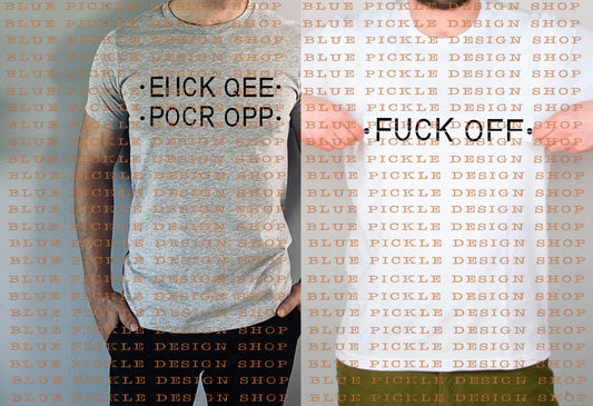 Fuck Off Hidden Design - DIGITAL DESIGN